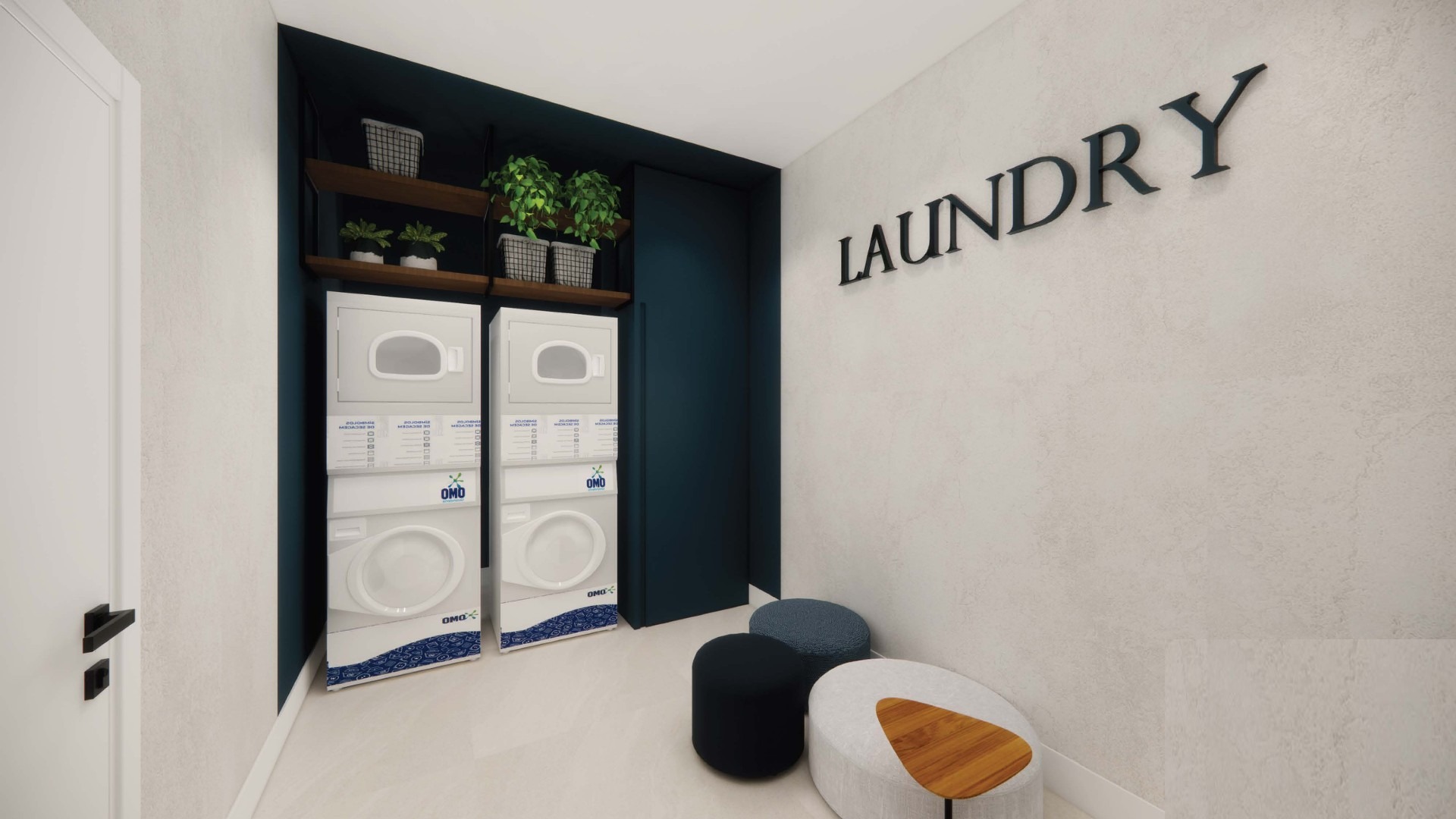 Lavanderia compartilhada